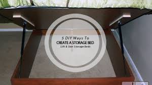 It was time to get creative making my own plans for diy captains beds! 5 Diy Ways To Create A Storage Bed Lift Stor Storage Beds