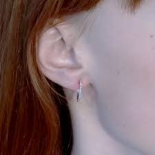 This item is out of stock. 14k White Gold 1 10 Ctw Diamond Huggie Earring Give Memories