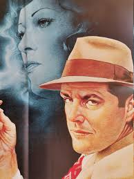 Chinatown, Jack Nicholson and Faye Dunaway, Cinema Poster 1974