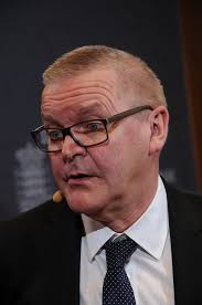 LARS ROHDE GENERAL DIRECTOR of NATIONAL BANK Editorial Photography