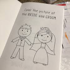 Wedding Coloring Book Kids Wedding Activity Book Wedding Etsy In 2020 Kids Wedding Activities Wedding With Kids Kids Table Wedding