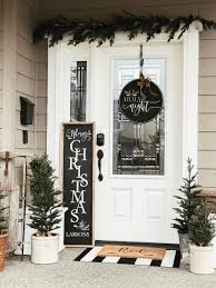 Farmhouse christmas front porch decor. A Simple Rustic Farmhouse Christmas Front Porch Rain And Pine