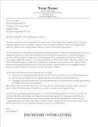 Legal secretary cover letter example + tips. Senior Secretary Cover Letter Sample Templates At Allbusinesstemplates Com