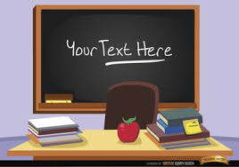 New users enjoy 60% off. Blackboard In Classroom With Text Vector Free Download
