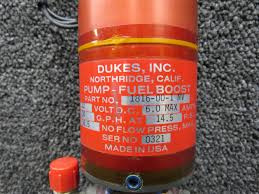 1816-00-1NV Dukes Single Speed Fuel Pump (12 Volts, 6 Amps)