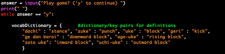 Creating A Vocabulary Game In Python By Allison Hopkins Medium