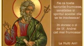 La mulţi ani, dragă andreea! La MulÈ›i Ani De Sfantul Andrei Mesaje UrÄƒri È™i FelicitÄƒri Deosebite In Imagini Pentru Andrei È™i Andreea Stiri Directe