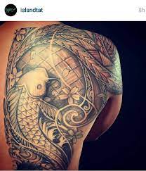 Polynesian Tribal Koi Fish Tattoo Koi Fish Tattoo Polynesian Tattoo Designs Koi Tattoo Design