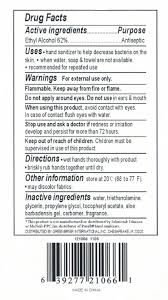 Silky smooth, squeaky clean hands without the scent. Assured Instant Hand Sanitizer Safety Data Sheet