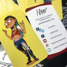 Business cards still matter and it's time to design a professional card for your business. Overnight Prints On Twitter Ohnips Collects Cool Points From Us The Illustrator Turns Her Art Into Collectibles With Rounded Corner Business Cards Comicartist Printspiration Businesscards Https T Co Vvoernq0sv