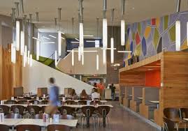 Custom Facet Grid Syracuse University S Sadler Dining Hall 2014 Mural Commercialwallcovering Multipurpose Room Design Cafeteria Design College Dining Hall