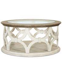 Hadley Round Coffee Table Coffee Table Farmhouse Round Coffee Table Coffee Table