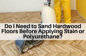 If you are looking for the stain to accentuate the wood grain you will have to strip and sand the surface so it can. Do I Need To Sand Hardwood Floors Before Applying Stain Or Polyurethane The Flooring Girl