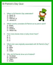 You know you're supposed to wear green and look for leprechauns and maybe eat some corned beef and cabbage. Bingo Holiday St Patrick S Day Trivia Time Can You Answer All These Questions Test Yourself And Collect Your Bonus Http Bit Ly 2psnnrr Facebook