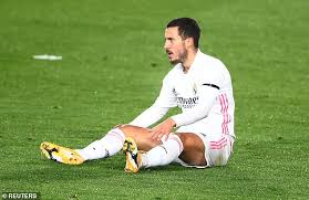 Real madrid provide eden hazard injury update. Eden Hazard Suffers Yet Another Injury With Real Madrid Star Set To Miss At Least Three Weeks Daily Mail Online