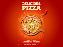 Pizza Poster Template Mockuplove Delicious Pizza Pizza Poster Food Poster Design