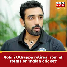Former India opener Robin Uthappa, one of the heroes of the 2007 T20 World  Cup winning national team,