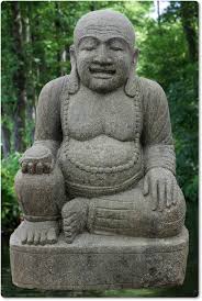 Lachender Dicker Buddha Aus Basanit