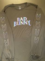 These stylish bunny shirt are ideal for all seasons and offer premium comfort. Bad Bunny Long Sleeve Shirt Etsy In 2021 Long Sleeve Shirts Bunny Outfit Long Sleeve