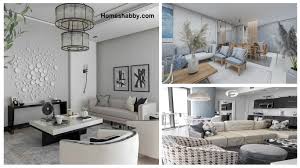 Menggunakan dinding putih, plafon dengan finishing kayu. Ruang Tamu Elegan Rumah Minimalis Serba Abu Abu Yang Bikin Gemas Homeshabby Com Design Home Plans Home Decorating And Interior Design