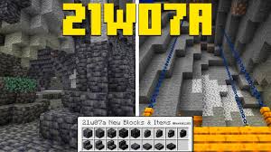 Goats, world height increased, dripleaf, azalea leaves & bushes, spore blossom, moss, cave vines, glow. Minecraft 1 17 Snapshot 21w07a Grimstone Y Nuevos Bloquesçš„youtubeè§†é¢'æ•ˆæžœåˆ†æžæŠ¥å'Š Noxinfluencer
