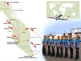 Thank you for your interest in berjaya air! Berjaya Air Route Map