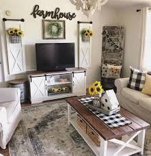 43 Best Farmhouse Living Room Tv Wall Decor Ideas Farmhouse Style Living Room Decor Farmhouse Style Living Room Farmhouse Decor Living Room