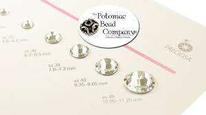 About Preciosa Crystal Rhinestones Sizes And Ss Stone Size Conversion Chart
