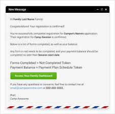 As your organization deals in the advance payment of all the material i would request you to kindly. How To Write A Registration Confirmation Email Regpack Camp Software
