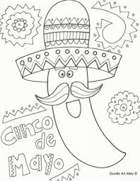 Coloring pages are a fun way for kids of all ages to develop creativity, focus, motor skills and color recognition. 125 Free Printable Cinco De Mayo Coloring Pages For Kids Cinco De Mayo Coloring Pages From Celebrati Coloring Pages Cinco De Mayo Colors Cinco De Mayo Crafts