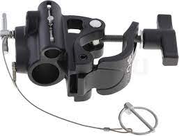 Ergonomic lever to securely lock clamping position. Manfrotto Barrel Clamp C345bk Music Store