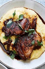 Chicken Braised In Two Vinegars Recipe Recipe Braised Chicken Thighs Braised Recipes