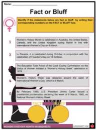 Check out our women's history quiz below to test your knowledge. Women S History Month 2020 Facts Worksheets Background For Kids