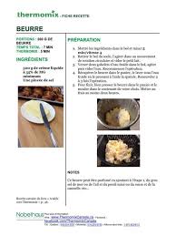 Beurre Recette Thermomix Recette Recettes Au Thermomix