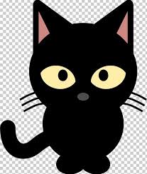 Maybe you would like to learn more about one of these? Black Cat Kitten Graphics Png Clipart Animals Black Black And White Black Cat Carnivoran Free Png