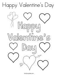 Happy Valentine S Day Coloring Page Twisty Noodle Valentines Day Coloring Page Valentines Day Coloring Happy Valentines Day Clipart