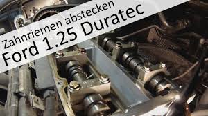 Spezialwerkzeug in form von den neuen zahnriemen beim ford focus einbauen. Ford Motor Auf Ot Stellen Und Abstecken Zweck Zahnriemenwechsel Youtube