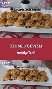 uzumlu cevizli kurabiye tarifi leziz yemeklerim yemek tarifi kurabiye tarifleri leziz yemek kurabiye