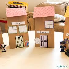 Paper art crafts for kids. Preschool Theme Community Helpers Sandbox Academy