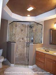 Powers Construction Group Inc Corner Shower Bathrooms Remodel Bathroom Remodel Master