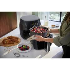 فيليبس قلاية هوائية مجموعة متطورة من 2200 واط اكس اكس ال HD9650/94 | Fryers  | Kitchen Appliances | Electronics/ Appliances | Household | SACO Store