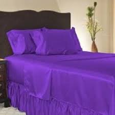 Amazon.com: Divatex Home Fashions Royal Opulance Satin Full Sheet Set,  Grape : Home & Kitchen