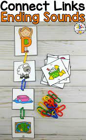 Connect Links Ending Sounds Sort Reading Foundational Skills Kindergarten Fun Kindergarten Activities