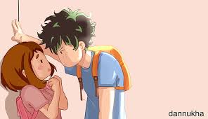 Hd Wallpaper Anime My Hero Academia Izuku Midoriya Ochaco Uraraka Wallpaper Flare A collection of the top 46 uraraka wallpapers and backgrounds available for download for free. anime my hero academia izuku midoriya