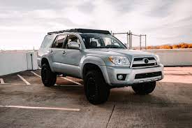 The rack consists of 2 laser cut side rails constructed of 1/4″ 5052 aluminum plate. Toyota 4runner Prinsu Roof Rack 2003 2009 Prinsu Design Studio