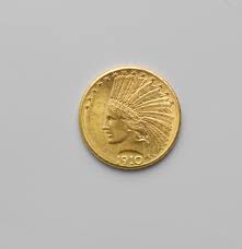 The coin becomes scarce in ms64, and it is very rare in gem. Augustus Saint Gaudens United States Ten Dollar Gold Piece American The Metropolitan Museum Of Art