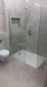 Roofingandbuilding Ie Grey Shower Bathroom Double Length Tray With Full Glass Doors And Rainfall Show Bathroom Layout Bathroom Design Master Bathroom Decor