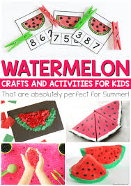 And they'll even help prevent the summer slide. Watermelon Crafts And Activities For Kids From Abcs To Acts From Abcs To Acts