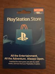 50 Playstation Store Gift Card For The Playstation Network Ps4 Gaming Video Free Gift Card Generator Ps4 Gift Card Gift Card