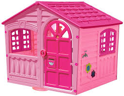 See more ideas about kid spaces, lazure painting, indoor slides. Amazon Com Palplay M780p Kids Outdoor Playhouse Colorful Pink Purple Fun House Toys Games